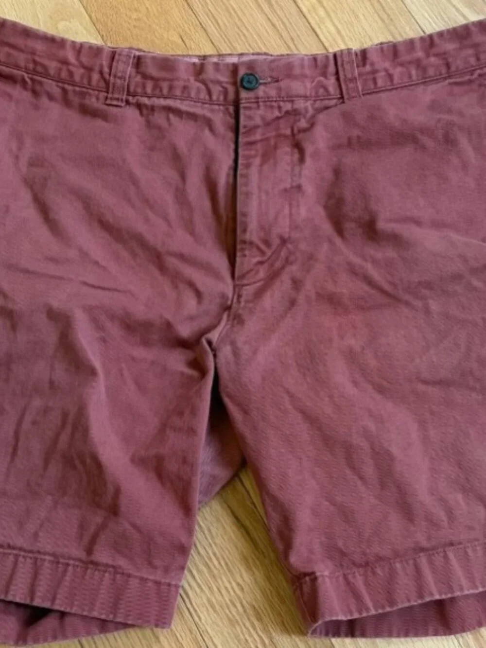 J. Crew Gramercy Mens Shorts Size 36 Salmon Pink Cotton Flat Front Casual